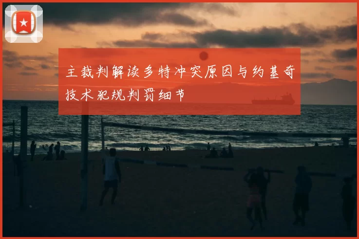 主裁判解读多特冲突原因与约基奇技术犯规判罚细节