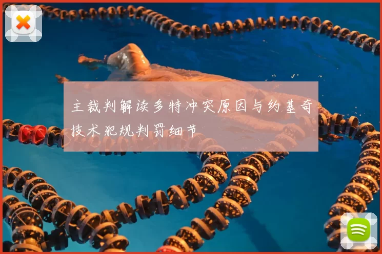 主裁判解读多特冲突原因与约基奇技术犯规判罚细节