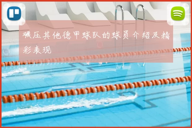 碾压其他德甲球队的球员介绍及精彩表现