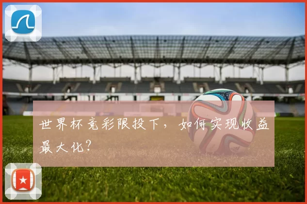 世界杯竞彩限投下,如何实现收益最大化?