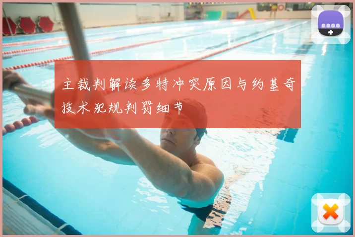 主裁判解读多特冲突原因与约基奇技术犯规判罚细节