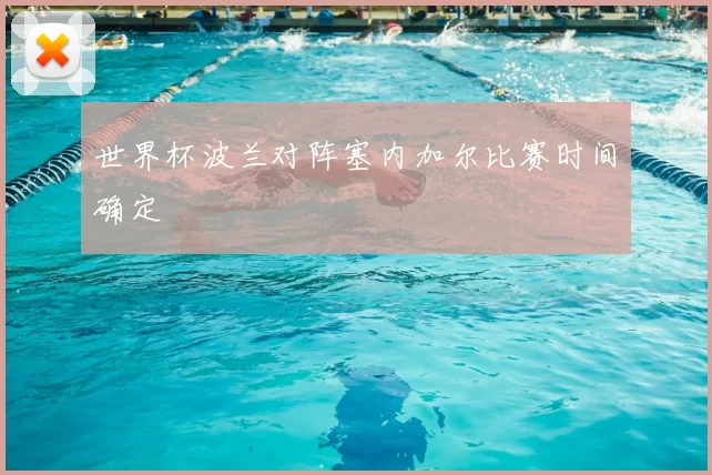 世界杯波兰对阵塞内加尔比赛时间确定